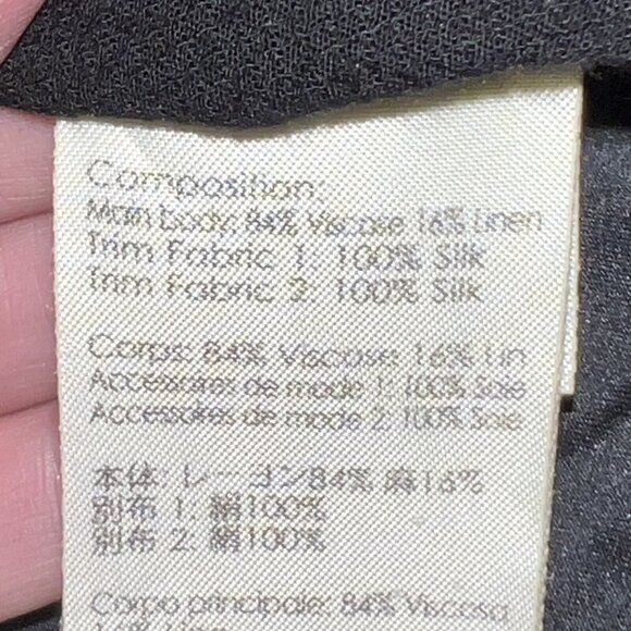 3.1‎ Phillip Lim Womens Half Button Down Sleeveless A Line Dress Black Silk Sz 4 - Picture 8 of 9